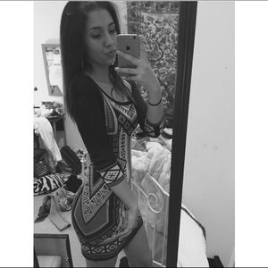 Tribal body con dress